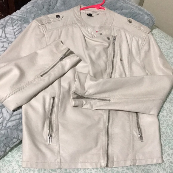 Jackets & Blazers - H&M faux leather jacket